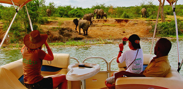 The boat cruise experience at Queen Elizabeth National Park