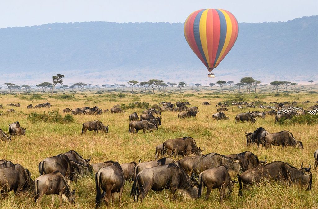 Top destinations for hot air balloon safaris in Kenya