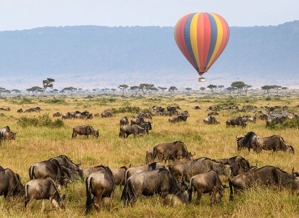 Top destinations for hot air balloon safaris in Kenya